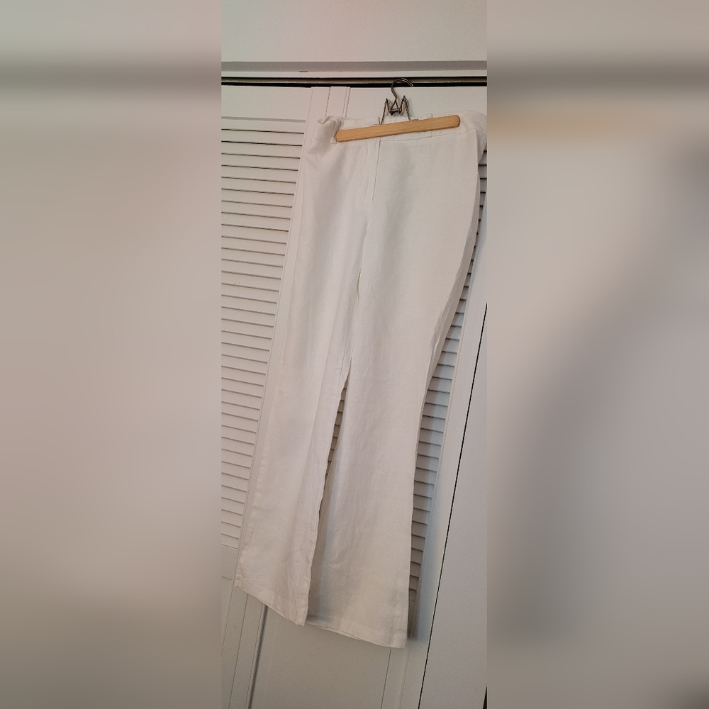 M&S collection pure linen pants.  UK 8